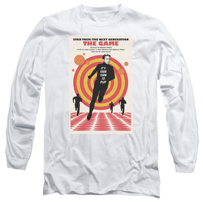 Star Trek Tng Season 5 Episode 6 Mens Long Sleeve Shirt White Officially Licensed Officially Licensed