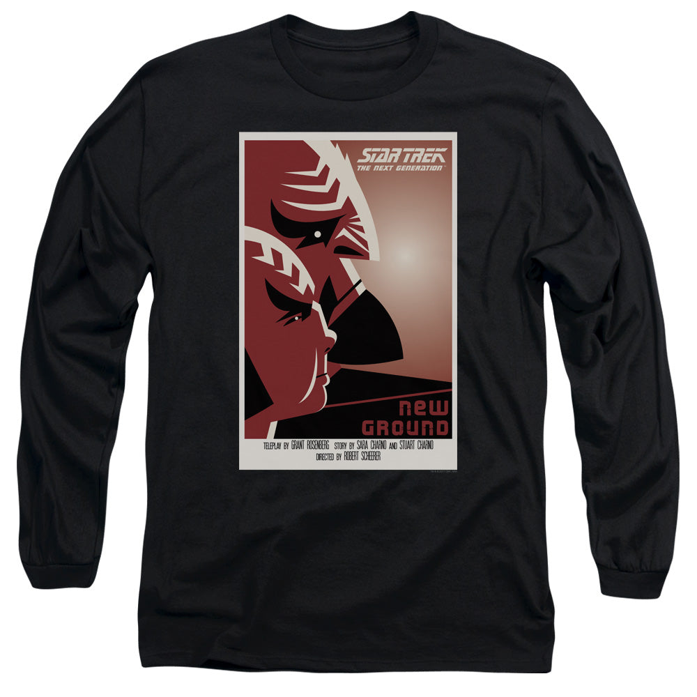Star Trek Tng Season 5 Episode 10 Mens Long Sleeve Shirt Black Officially Licensed Officially Licensed