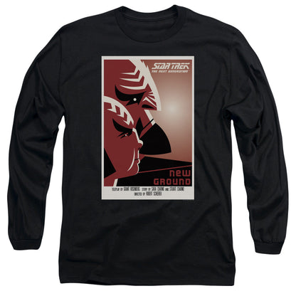 Star Trek Tng Season 5 Episode 10 Mens Long Sleeve Shirt Black Officially Licensed Officially Licensed