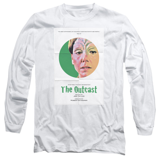 Star Trek Tng Season 5 Episode 17 Mens Long Sleeve Shirt White Officially Licensed Officially Licensed