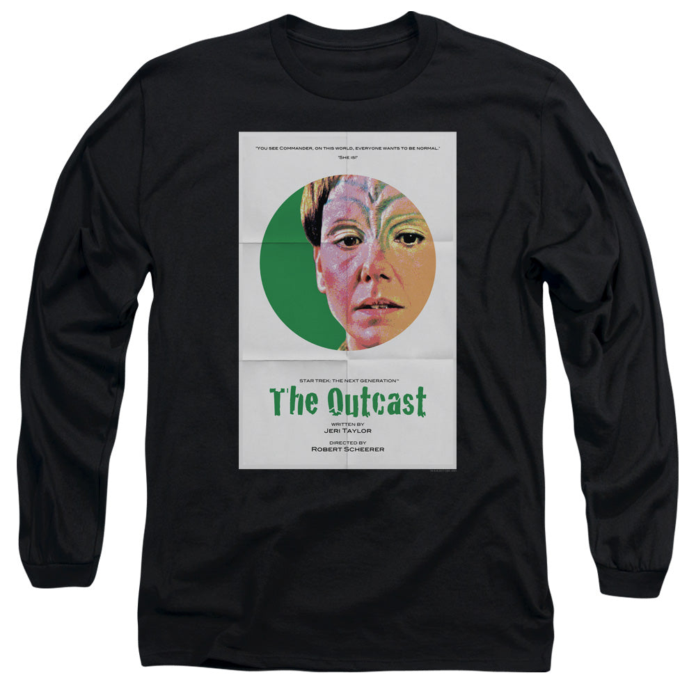 Star Trek Tng Season 5 Episode 17 Mens Long Sleeve Shirt Black Officially Licensed Officially Licensed