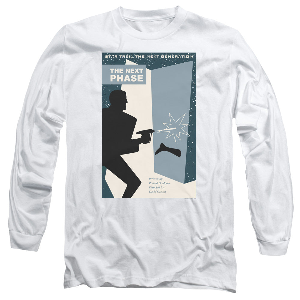 Star Trek Tng Season 5 Episode 24 Mens Long Sleeve Shirt White Officially Licensed Officially Licensed
