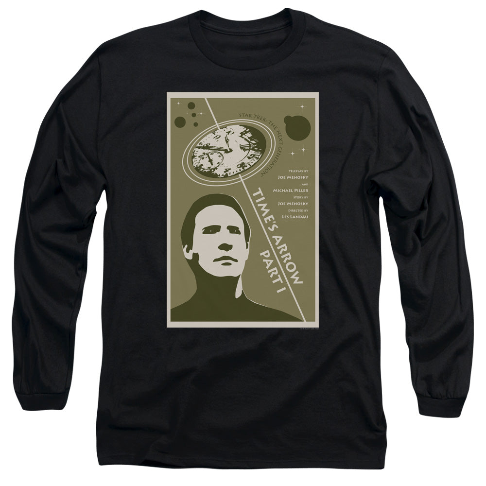 Star Trek Tng Season 5 Episode 26 Mens Long Sleeve Shirt Black Officially Licensed Officially Licensed