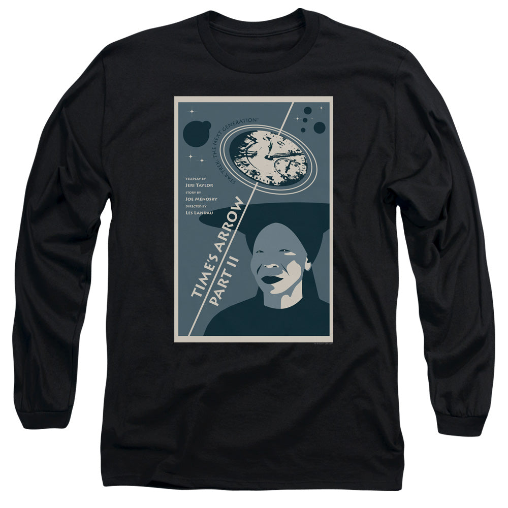 Star Trek Tng Season 6 Episode 1 Mens Long Sleeve Shirt Black Officially Licensed Officially Licensed