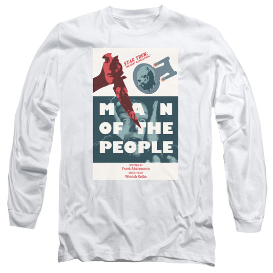 Star Trek Tng Season 6 Episode 3 Mens Long Sleeve Shirt White Officially Licensed Officially Licensed