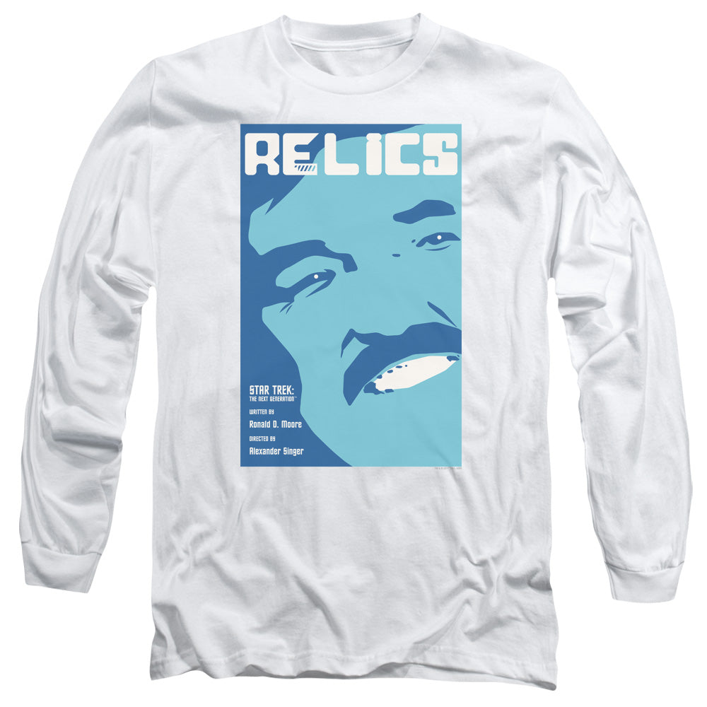Star Trek Tng Season 6 Episode 4 Mens Long Sleeve Shirt White Officially Licensed Officially Licensed