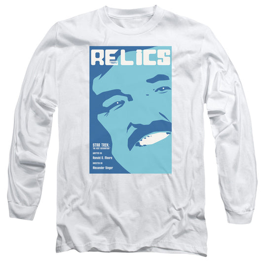 Star Trek Tng Season 6 Episode 4 Mens Long Sleeve Shirt White Officially Licensed Officially Licensed