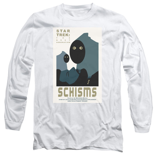 Star Trek Tng Season 6 Episode 5 Mens Long Sleeve Shirt White Officially Licensed Officially Licensed