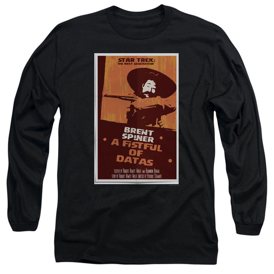 Star Trek Tng Season 6 Episode 8 Mens Long Sleeve Shirt Black Officially Licensed Officially Licensed