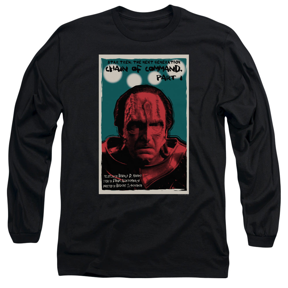 Star Trek Tng Season 6 Episode 10 Mens Long Sleeve Shirt Black Officially Licensed Officially Licensed