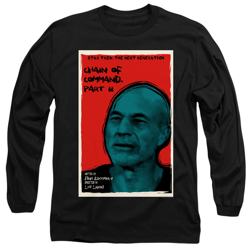 Star Trek Tng Season 6 Episode 11 Mens Long Sleeve Shirt Black Officially Licensed Officially Licensed