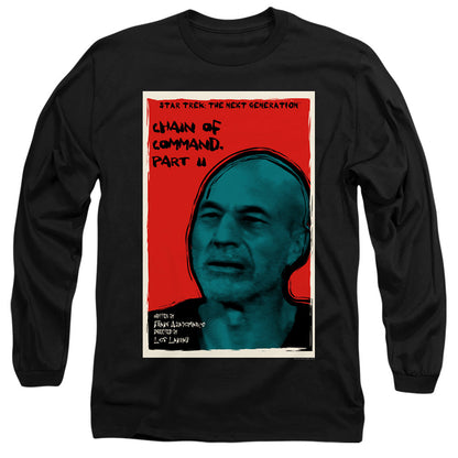 Star Trek Tng Season 6 Episode 11 Mens Long Sleeve Shirt Black Officially Licensed Officially Licensed