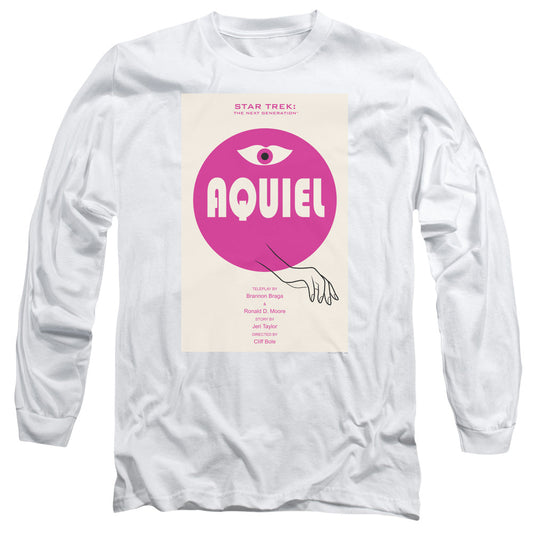 Star Trek Tng Season 6 Episode 13 Mens Long Sleeve Shirt White Officially Licensed Officially Licensed