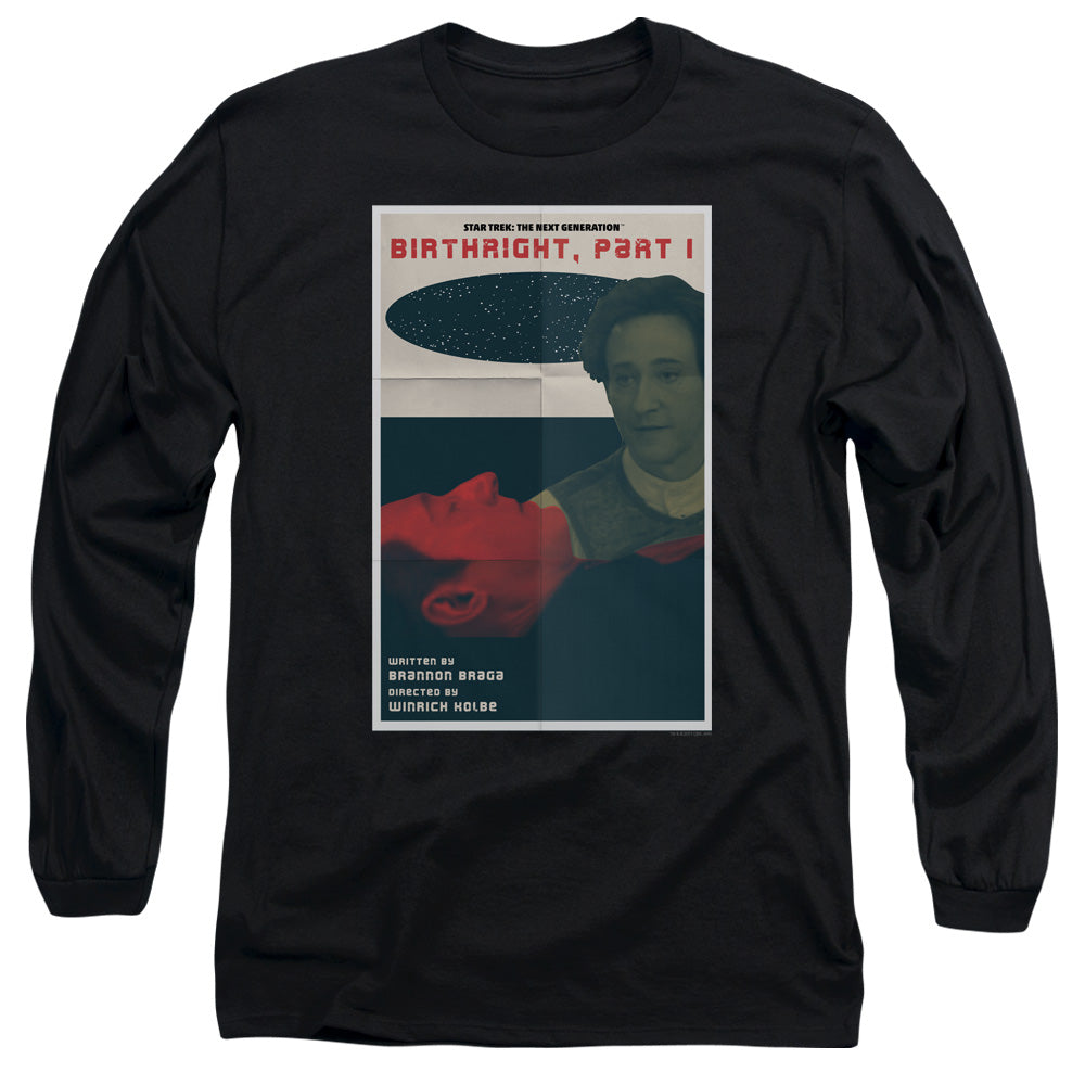 Star Trek Tng Season 6 Episode 16 Mens Long Sleeve Shirt Black Officially Licensed Officially Licensed