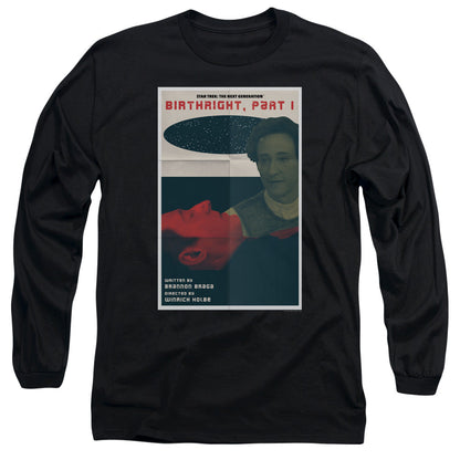 Star Trek Tng Season 6 Episode 16 Mens Long Sleeve Shirt Black Officially Licensed Officially Licensed