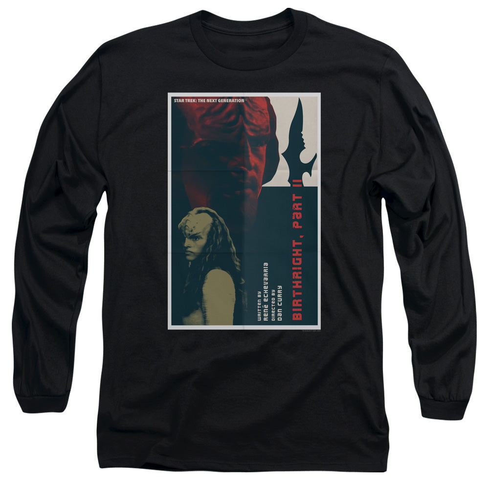 Star Trek Tng Season 6 Episode 17 Mens Long Sleeve Shirt Black Officially Licensed Officially Licensed