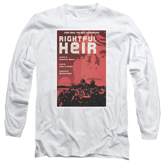 Star Trek Tng Season 6 Episode 23 Mens Long Sleeve Shirt White Officially Licensed Officially Licensed
