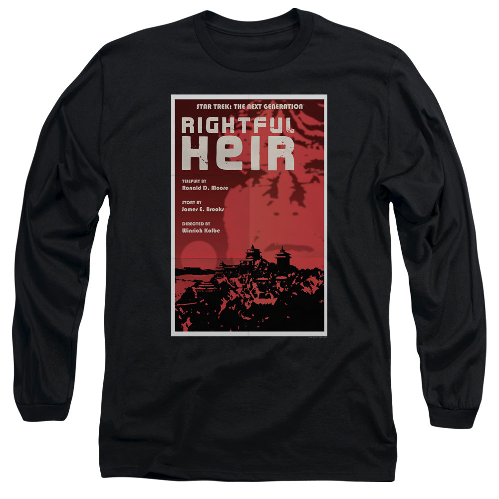 Star Trek Tng Season 6 Episode 23 Mens Long Sleeve Shirt Black Officially Licensed Officially Licensed