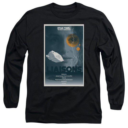 Star Trek Tng Season 7 Episode 2 Mens Long Sleeve Shirt Black Officially Licensed Officially Licensed