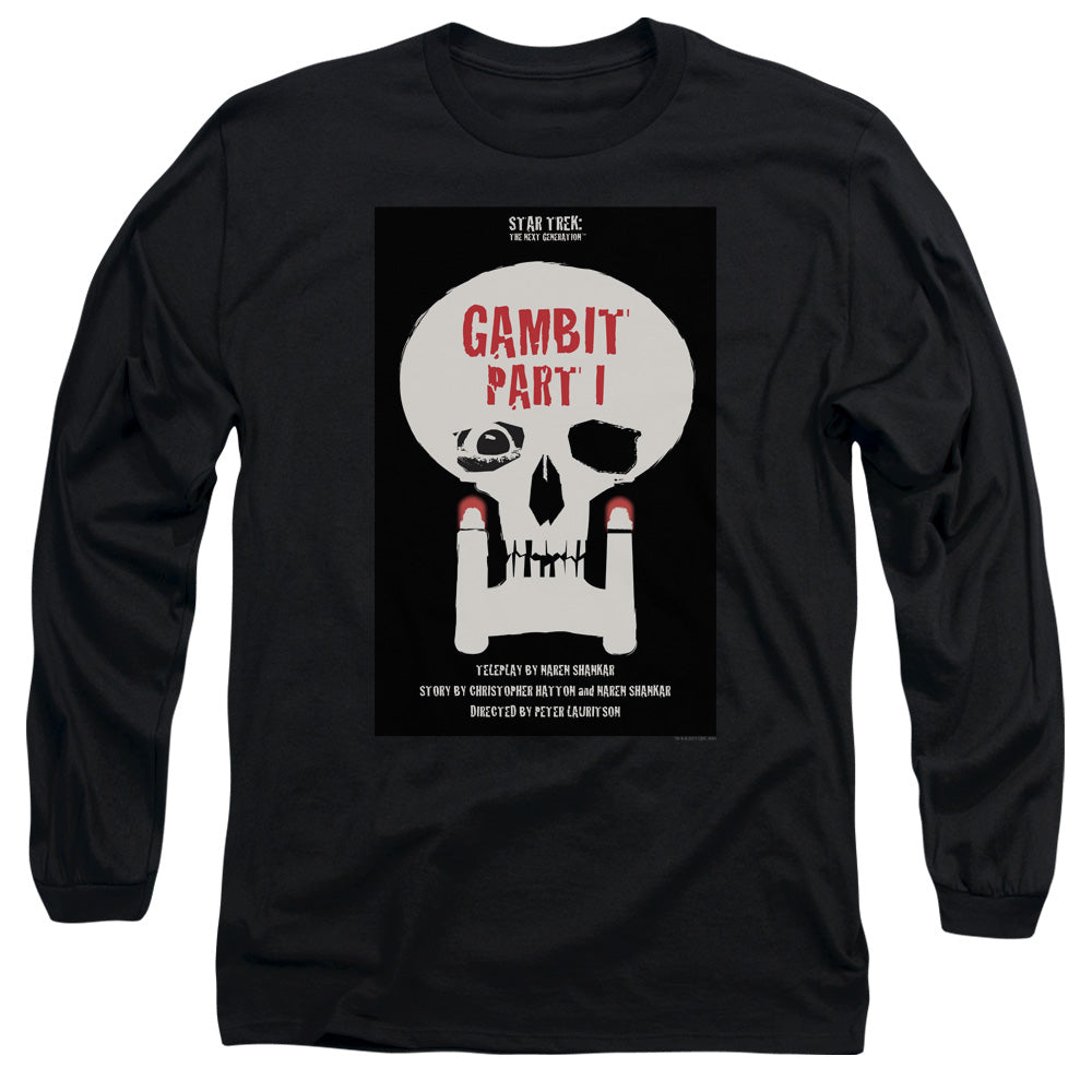 Star Trek Tng Season 7 Episode 4 Mens Long Sleeve Shirt Black Officially Licensed Officially Licensed