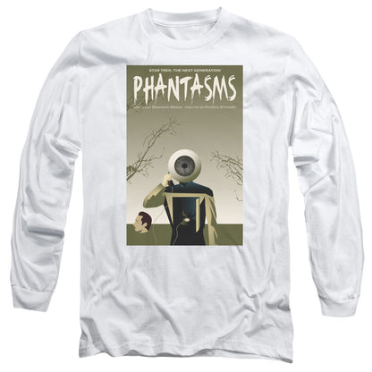Star Trek Tng Season 7 Episode 6 Mens Long Sleeve Shirt White Officially Licensed Officially Licensed
