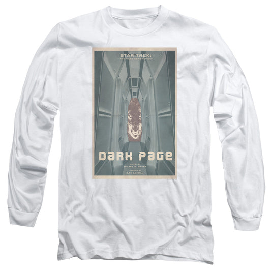 Star Trek Tng Season 7 Episode 7 Mens Long Sleeve Shirt White Officially Licensed Officially Licensed