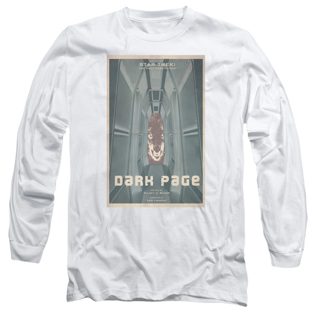 Star Trek Tng Season 7 Episode 7 Mens Long Sleeve Shirt White Officially Licensed Officially Licensed
