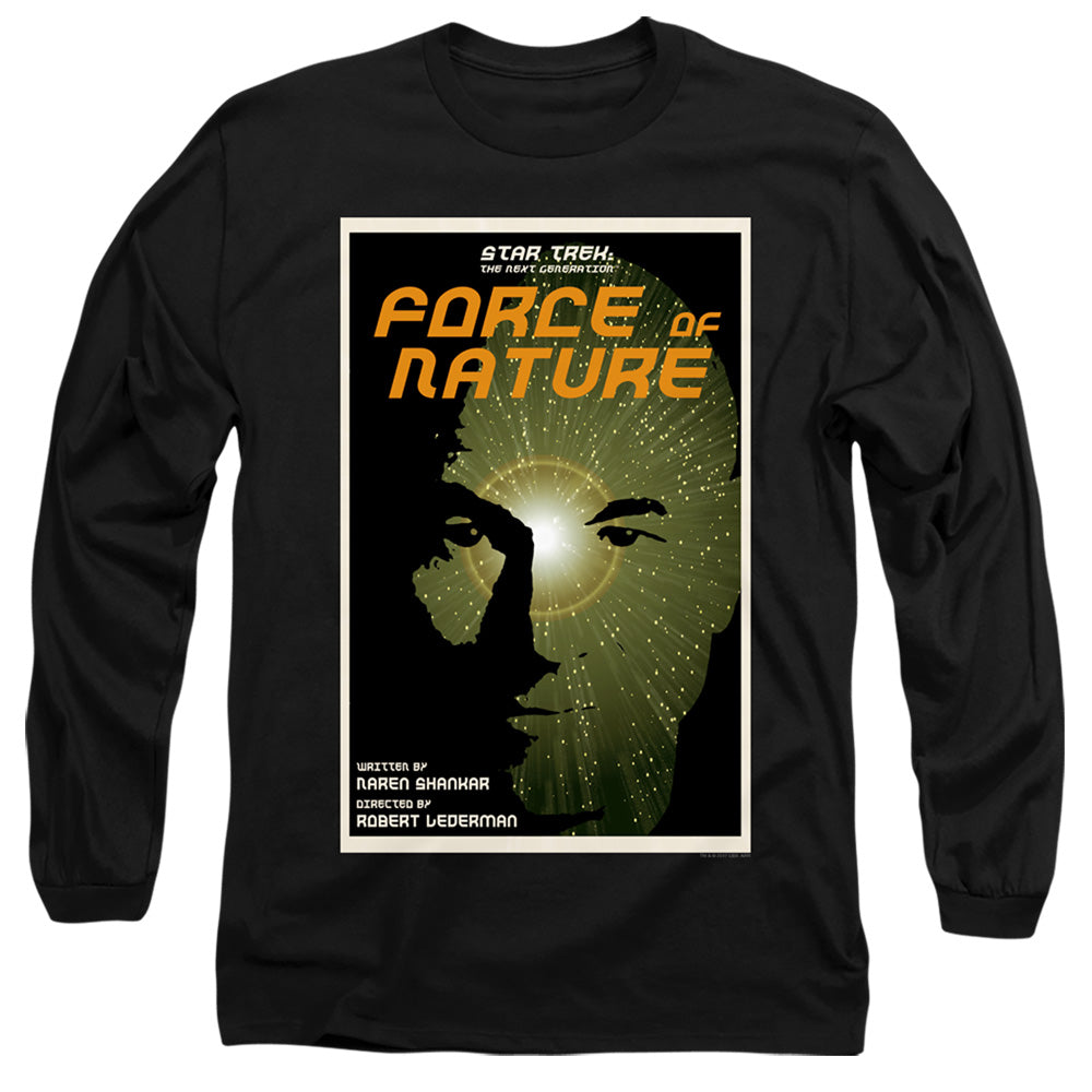 Star Trek Tng Season 7 Episode 9 Mens Long Sleeve Shirt Black Officially Licensed Officially Licensed