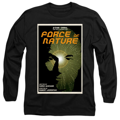 Star Trek Tng Season 7 Episode 9 Mens Long Sleeve Shirt Black Officially Licensed Officially Licensed