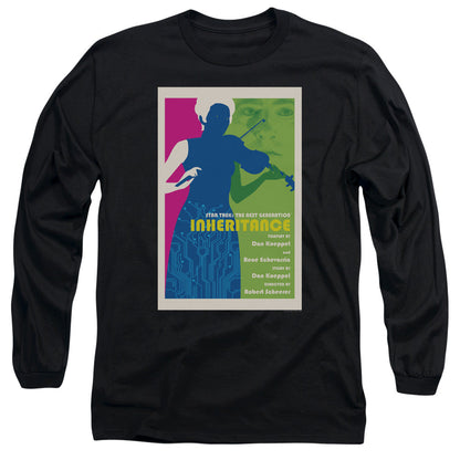 Star Trek Tng Season 7 Episode 10 Mens Long Sleeve Shirt Black Officially Licensed Officially Licensed