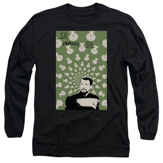 Star Trek Tng Season 7 Episode 11 Mens Long Sleeve Shirt Black Officially Licensed Officially Licensed