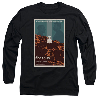 Star Trek Tng Season 7 Episode 12 Mens Long Sleeve Shirt Black Officially Licensed Officially Licensed