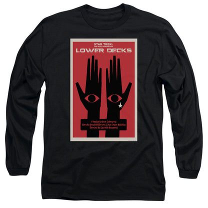 Star Trek Tng Season 7 Episode 15 Mens Long Sleeve Shirt Black Officially Licensed Officially Licensed