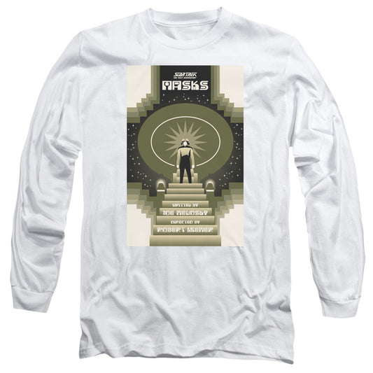 Star Trek Tng Season 7 Episode 17 Mens Long Sleeve Shirt White Officially Licensed Officially Licensed