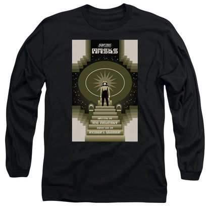 Star Trek Tng Season 7 Episode 17 Mens Long Sleeve Shirt Black Officially Licensed Officially Licensed