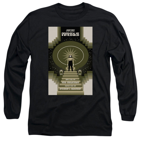 Star Trek Tng Season 7 Episode 17 Mens Long Sleeve Shirt Black Officially Licensed Officially Licensed