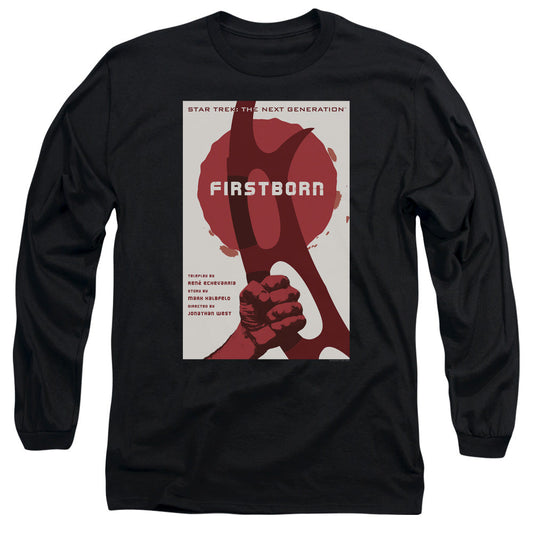 Star Trek Tng Season 7 Episode 21 Mens Long Sleeve Shirt Black Officially Licensed Officially Licensed