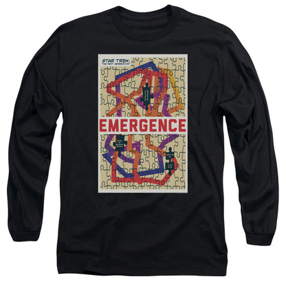 Star Trek Tng Season 7 Episode 23 Mens Long Sleeve Shirt Black Officially Licensed Officially Licensed