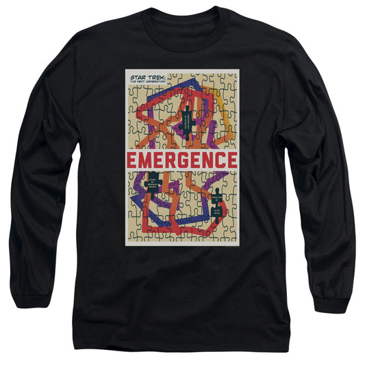 Star Trek Tng Season 7 Episode 23 Mens Long Sleeve Shirt Black Officially Licensed Officially Licensed