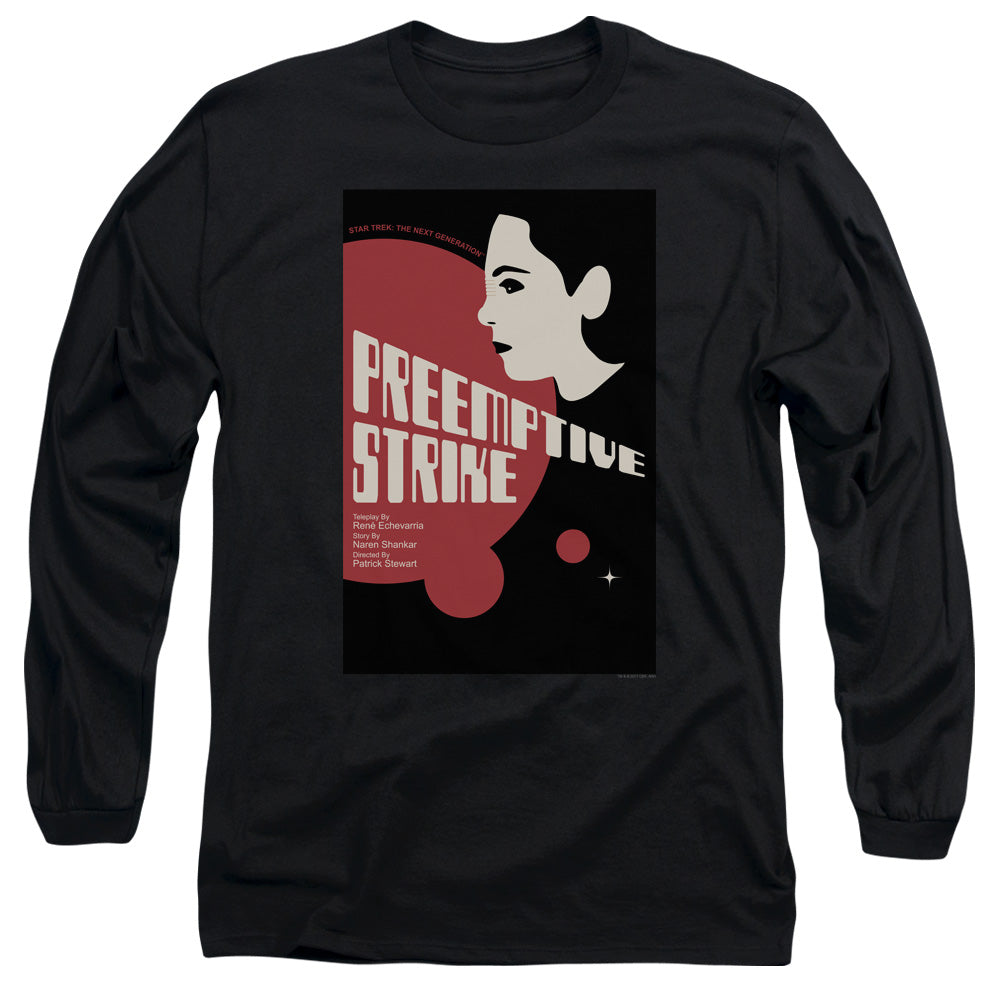 Star Trek Tng Season 7 Episode 24 Mens Long Sleeve Shirt Black Officially Licensed Officially Licensed