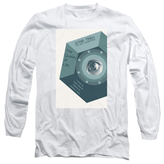 Star Trek Tng Season 6 Episode 9 Mens Long Sleeve Shirt White Officially Licensed Officially Licensed