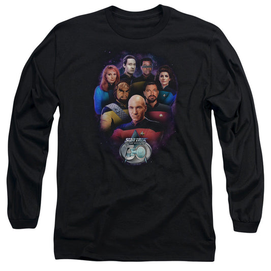 Star Trek Crew 30 Mens Long Sleeve Shirt Black Officially Licensed Officially Licensed