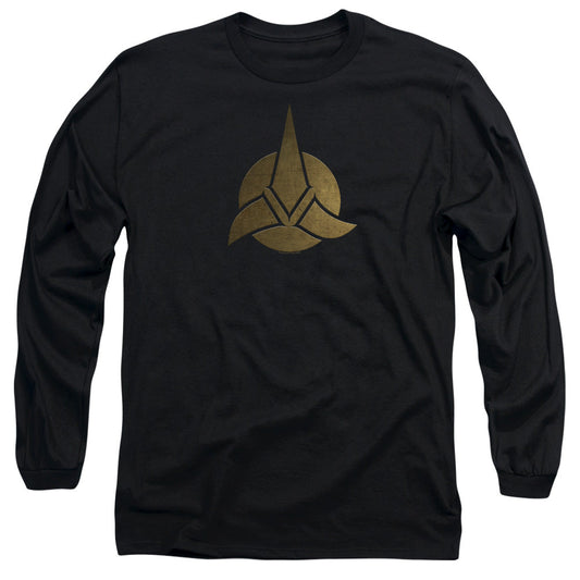 Star Trek Discovery Discovery Triquentra Mens Long Sleeve Shirt Black Officially Licensed Officially Licensed