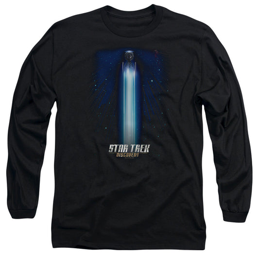 Star Trek Discovery Beams Mens Long Sleeve Shirt Black Officially Licensed Officially Licensed