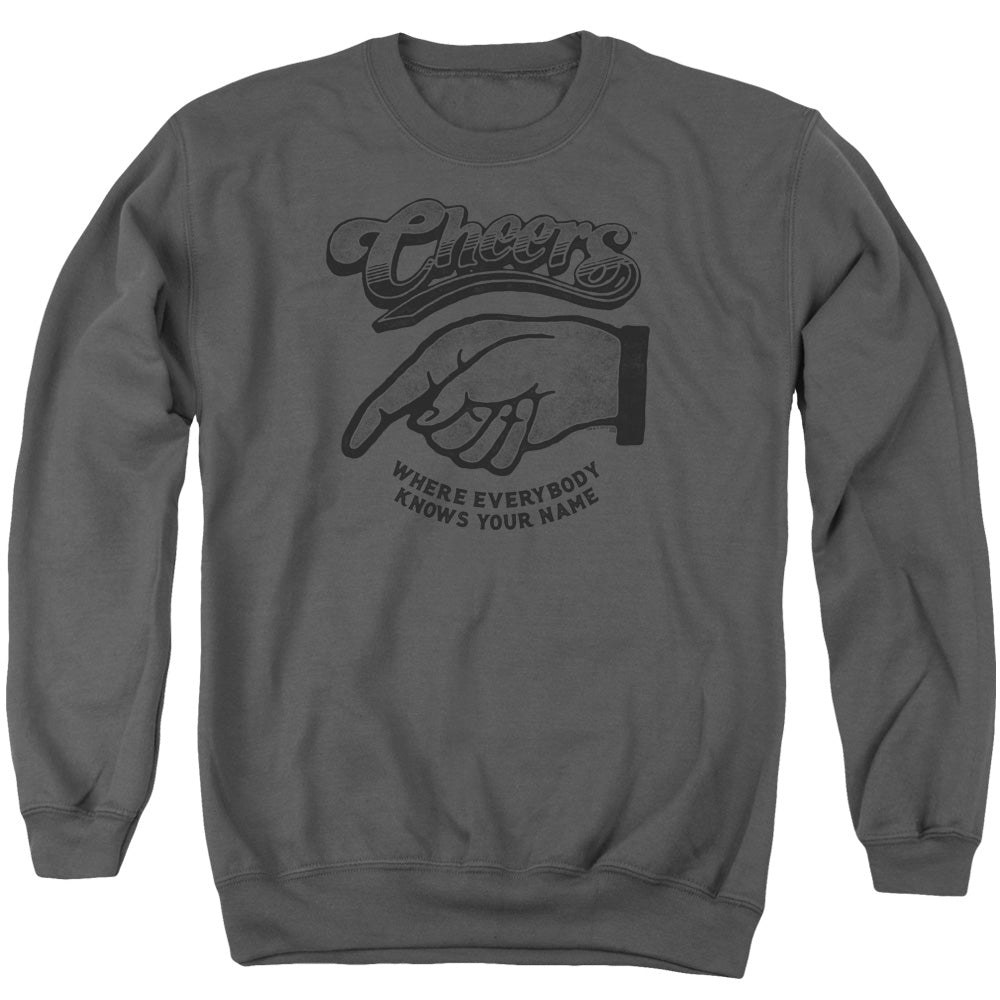 Cheers The Standard Mens Crewneck Sweatshirt Charcoal Officially Licensed