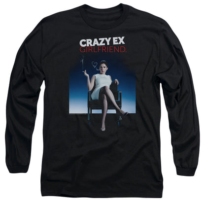 Crazy Ex Girlfriend Crazy Instinct Mens Long Sleeve Shirt Black Officially Licensed Officially Licensed
