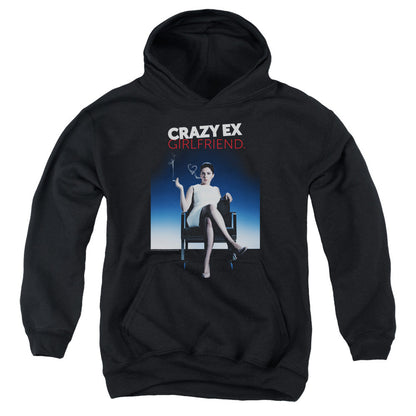 Crazy Ex Girlfriend Crazy Instinct Kids Youth Hoodie Black Officially Licensed