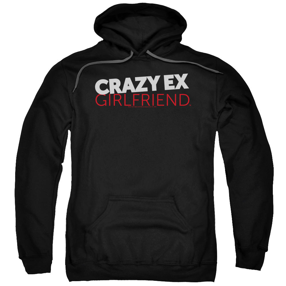Crazy Ex Girlfriend Crazy Logo Mens Hoodie Black Officially Licensed