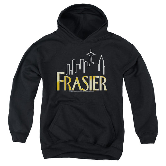 Frasier Frasier Logo Kids Youth Hoodie Black Officially Licensed