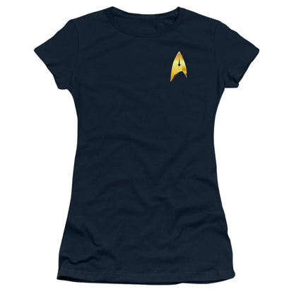 Happy Days on the Record Womens T Shirt Navy Officially Licensed